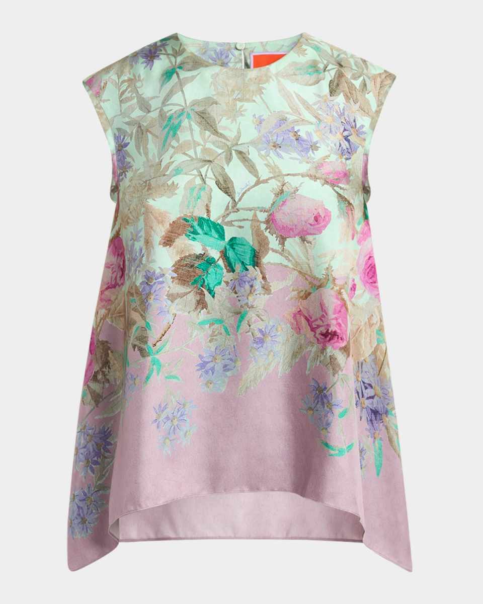 San Carlo Sleeveless Slits Top